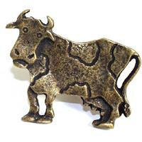 Emenee OR253-ACO Premier Collection Cow (Right)2 inch x 1-1/2 inch in Antique Matte Copper Story Book Series